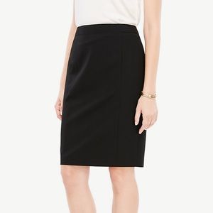 BLACK Ann Taylor Pencil Skirt
